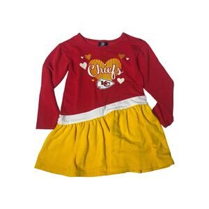 Kansas City Chiefs Little Girls Dress SZ 4 Small